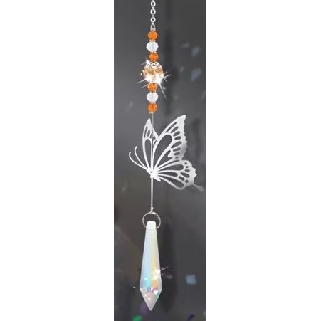 Silver Winged Amber Fire